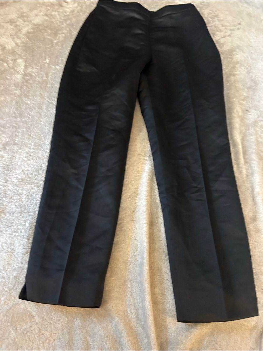 J crew high-rise cigarette pant in satin